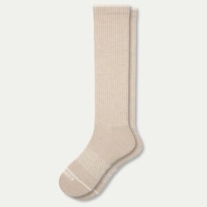 Bombas Women's Merino Wool Blend Knee-Hight Socks - Khaki - Size Medium